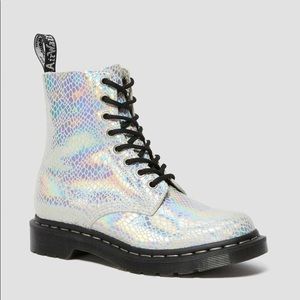 Dr. Martens 1460 Pascal Snake Metallic Suede Boots